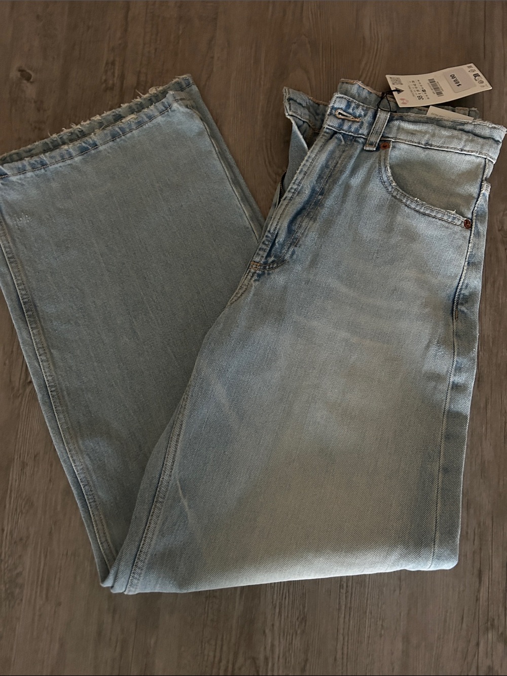 ZARA Extra Wide Leg Jeans - Size 6 NWT